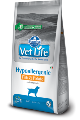 Vet Life Hypoallergenic Fish & Potato Canine