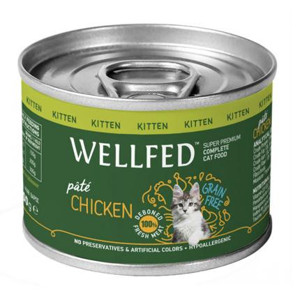 Wellfed Kitten Chicken & Salmon Oil (5+1 Δώρο)
