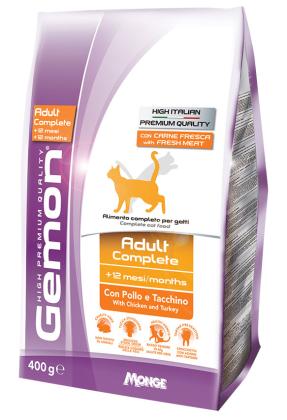 Gemon Adult Cat Complete Chicken &Turkey