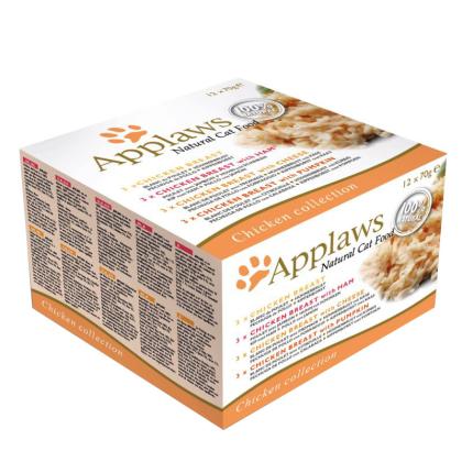 Applaws Multipack Adult Cat Selection 12x70g