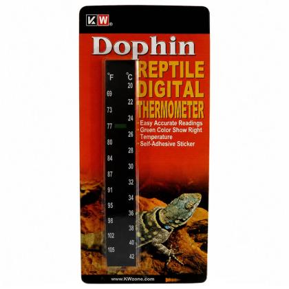 Dophin Αυτοκόλλητο Θερμόμετρο για Ερπετά
