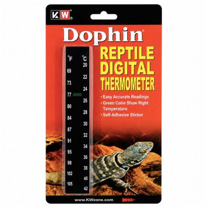 Dophin Αυτοκόλλητο Θερμόμετρο για Ερπετά
