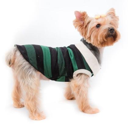 Pet Camelot Dog's T-shirt / Πράσινο - Μαύρο (3614)