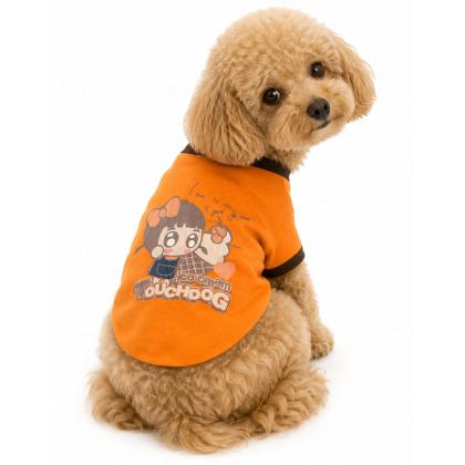Pet Camelot Dog's T-shirt Πορτοκαλί σε 3 μεγέθη