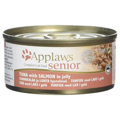 Applaws Senior Cat Τόνος & Σολομός 70g