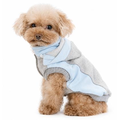 Pet Camelot Dog's Coat Γκρι - Μπλε σε 4 μεγέθη