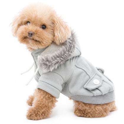 Pet Camelot Dog's Coat Γκρι XSmall