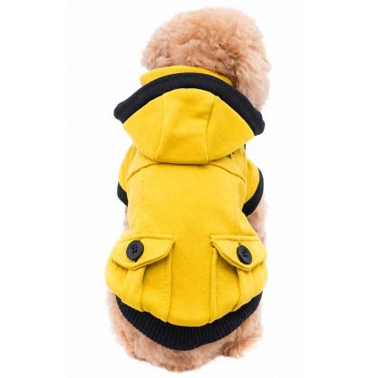 Pet Camelot Dog's Coat Κίτρινο σε 6 μεγέθη