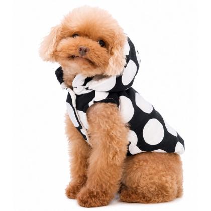 Pet Camelot Dog's Coat Άσπρο - Μαύρο σε 5 μεγέθη