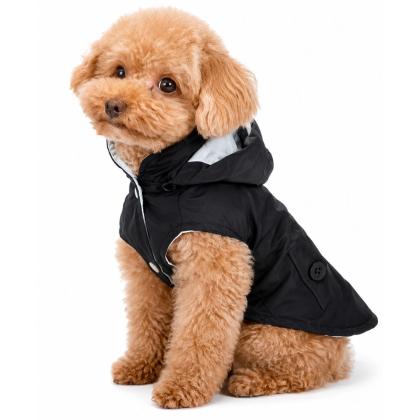 Pet Camelot Dog's Coat Μαύρο Small