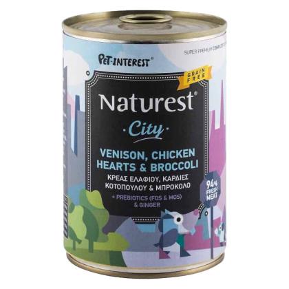 Naturest Venison & Chicken Hearts with Broccoli