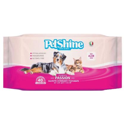 PetShine Υγρά Μαντηλάκια Καθαρισμού