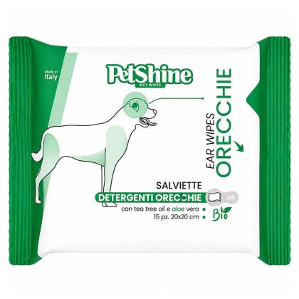 PetShine Υγρά Μαντηλάκια Καθαρισμού Αυτιών