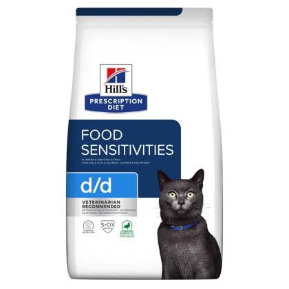 Hill's Prescription Diet d/d Food Sensitivities για Γάτες με Πάπια & Πράσινα Μπιζέλια