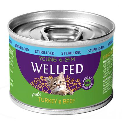 Wellfed Young Sterilised Turkey & Beef