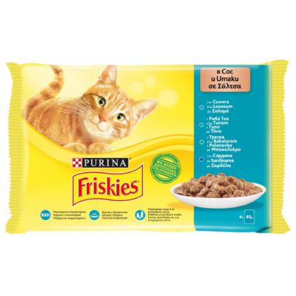 Purina Friskies Multipack σε Σάλτσα (4x85g)