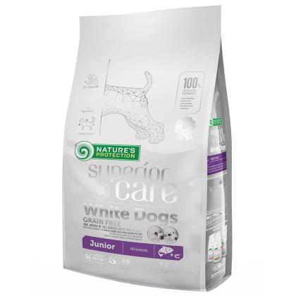 Nature's Protection White Dogs Junior Salmon