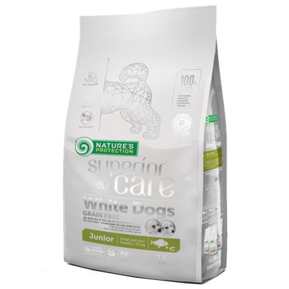 Nature's Protection White Dogs Grain Free Junior Small & Mini White Fish