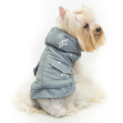 Pet Camelot Dog's Coat / Μπλε - Άσπρο (3975)