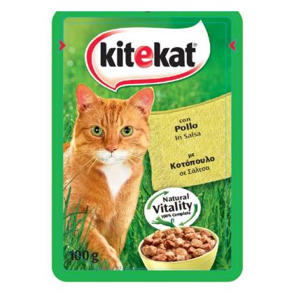 Kitekat Φακελάκια σε Σάλτσα 100g